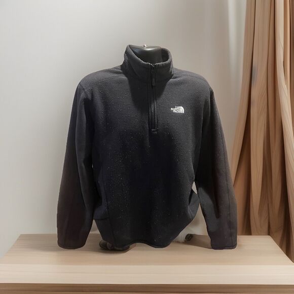 The North Face Men’s Half Zip Pullover. Black. Size Large - Picture 1 of 5